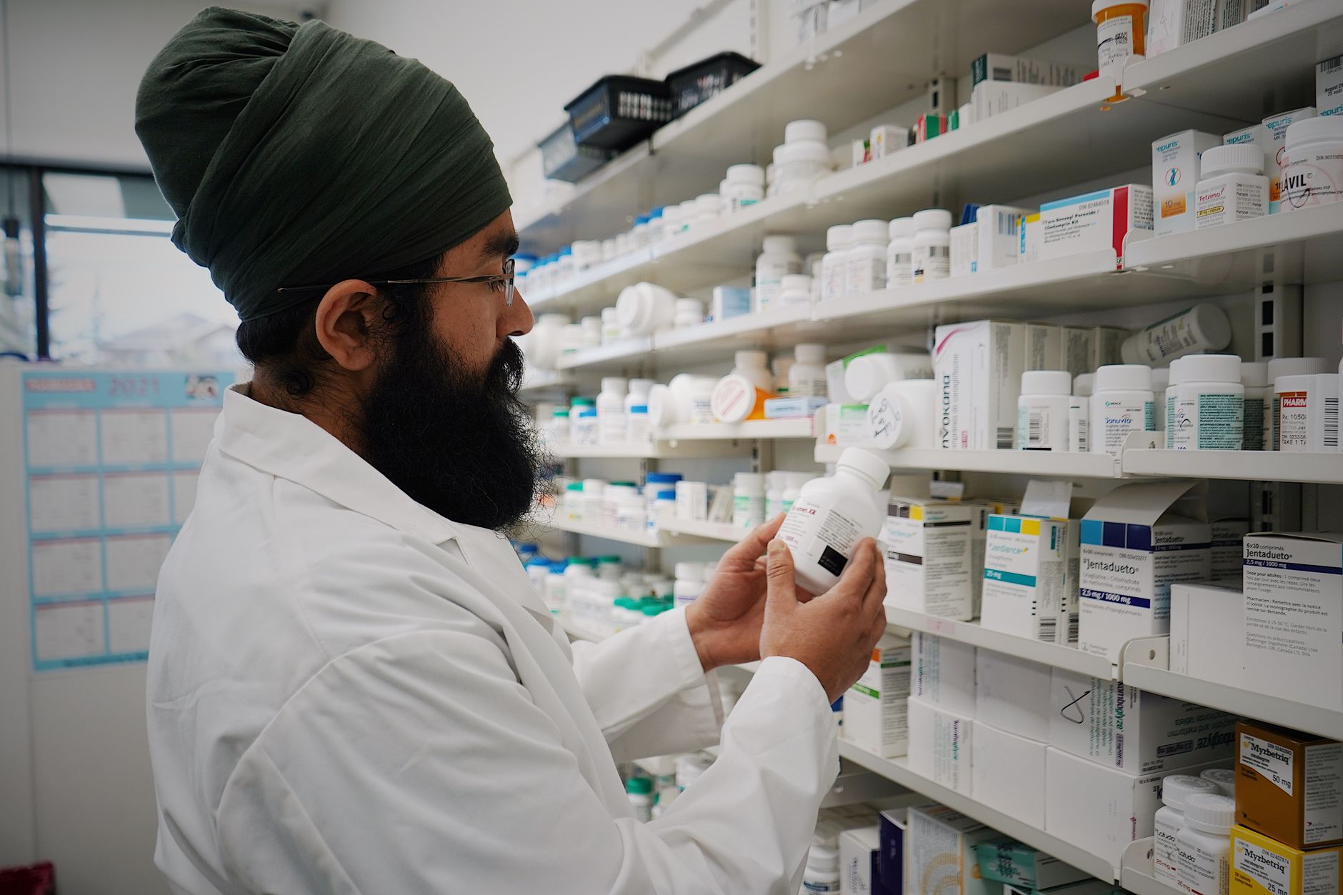 Pharmacy interior